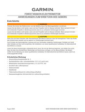 Garmin Force Anweisungen