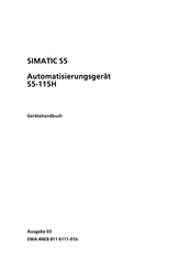 Siemens SIMATIC S5 S5-115H Gerätehandbuch