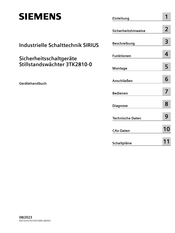 Siemens SIRIUS 3TK2810-0 Gerätehandbuch