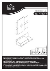 HOMCOM 837-432V80 Bedienungsanleitung