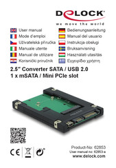 DeLOCK 62853 Bedienungsanleitung