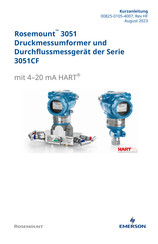 Emerson Rosemount 3051CF Serie Kurzanleitung