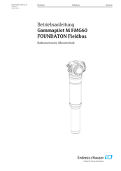 Endress+Hauser Gammapilot M FMG60 FOUNDATON Fieldbus Betriebsanleitung