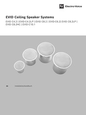 Electro-Voice EVID-C6.2 Installationshandbuch