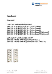 Belden lumberg automation 0980 XSL 3912-121-027D-01F Handbuch