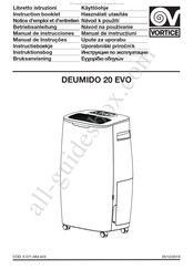 Vortice DEUMIDO 20 EVO Betriebsanleitung