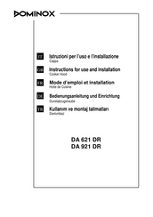 Dominox DA 921 DR Bedienungsanleitung Und Einrichtung