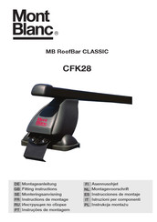 Mont Blanc MB RoofBar CLASSIC CFK28 Montageanleitung