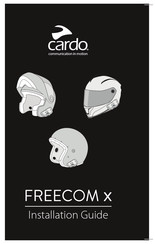 Cardo FREECOM X Installationsanleitung