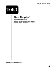 Toro Recycler 20791 Bedienungsanleitung