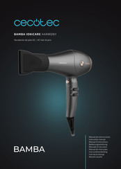 cecotec BAMBA IONICARE HARMONY Bedienungsanleitung