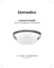 HoMedics women's health Bedienungsanleitung