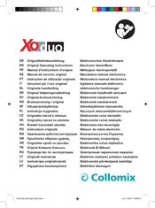 Collomix Xo Duo Originalbetriebsanleitung