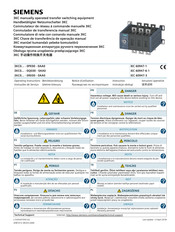 Siemens 3KC0 0PE00-0AA0 Serie Betriebsanleitung