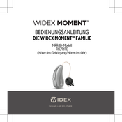 Widex MOMENT-Serie Bedienungsanleitung