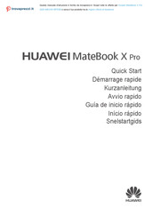 Huawei MateBook X Pro Kurzanleitung