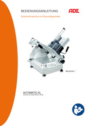 ADE AUTOMATIC-XL Bedienungsanleitung