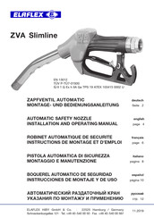 Elaflex ZVA Slimline Montage- Und Bedienungsanleitung