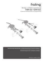 Froling FBR-G2 Montage- Und Bedienungsanleitung