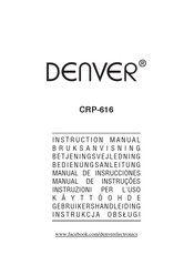 Denver CRP-616 Bedienungsanleitung