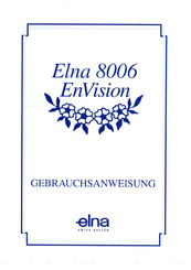 ELNA 8006 EnVision Gebrauchsanweisung