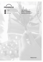 Progress PBN23103X Benutzerinformation