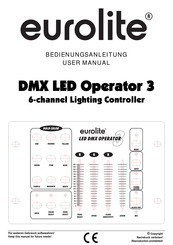 Eurolite DMX LED Operator 3 Bedienungsanleitung