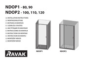 RAVAK NDOP1-80 Montageanleitung