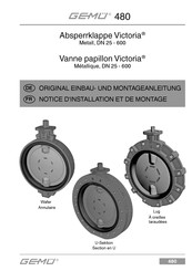 Gemü 480 Original Einbau- Und Montageanleitung