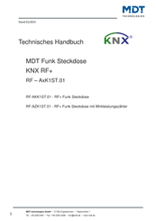 MDT Technologies RF-AZK1ST.01 Technisches Handbuch