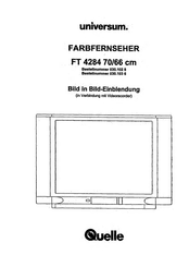 Quelle Universum FT 4284 Bedienungsanleitung