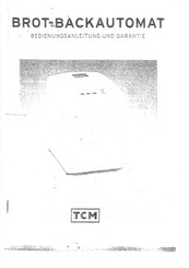 Tchibo TCM 58667 Bedienungsanleitung Und Garantie