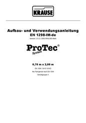 KRAUSE ProTec Aufbau- Und Verwendungsanleitung