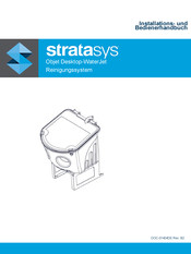 Stratasys WaterJet OBJ-01401 Installations- Und Bediener Handbuch