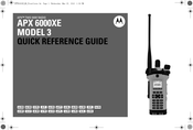 Motorola APX 6000XE Schnellreferenzkarte