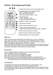 Hitachi PC-LH3A Bedienungsanleitung