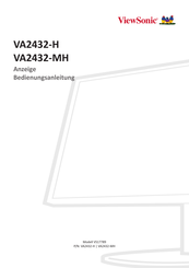 ViewSonic VA2432-MH Bedienungsanleitung