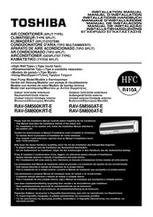 Toshiba RAV-SM560AT-E Installations-Handbuch