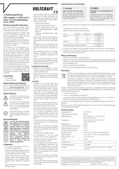 VOLTCRAFT UC-2ACX001 Bedienungsanleitung