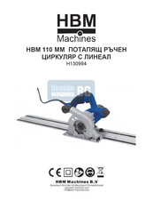 HBM Machines H130994 Bedienungsanleitung