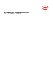 BYD H 11.5 Benutzerhandbuch