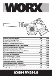 Worx WX094.9 Originalbetriebsanleitung