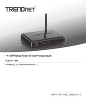 TRENDnet TEW-711BR Schnellinstallation