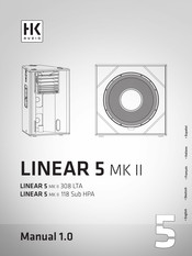 HK Audio LINEAR 5 MK II 118 Sub Bedienungsanleitung