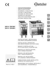 Bartscher ID091M01 Installations-, Bedienungs- Und Wartungsanleitung