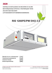 Salda RIS 1200PE/PW EKO 3.0 Bedienungsanleitung