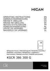 Mican KGCR 386 300 G Gebrauchsanweisung