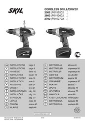 Skil F0152702 Serie Allgemeine Hinweise