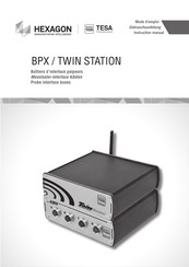 TESA BPX / TWIN STATION Gebrauchsanleitung