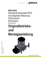 BEKA PICO-tronic Original - Betriebs- Und Montageanleitung